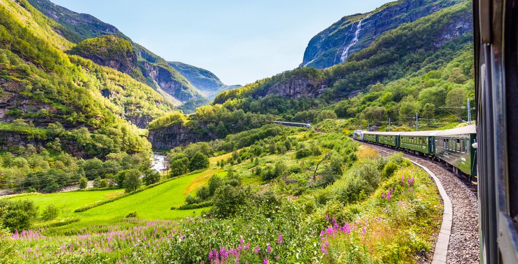 Bus und Zug durch Norwegen