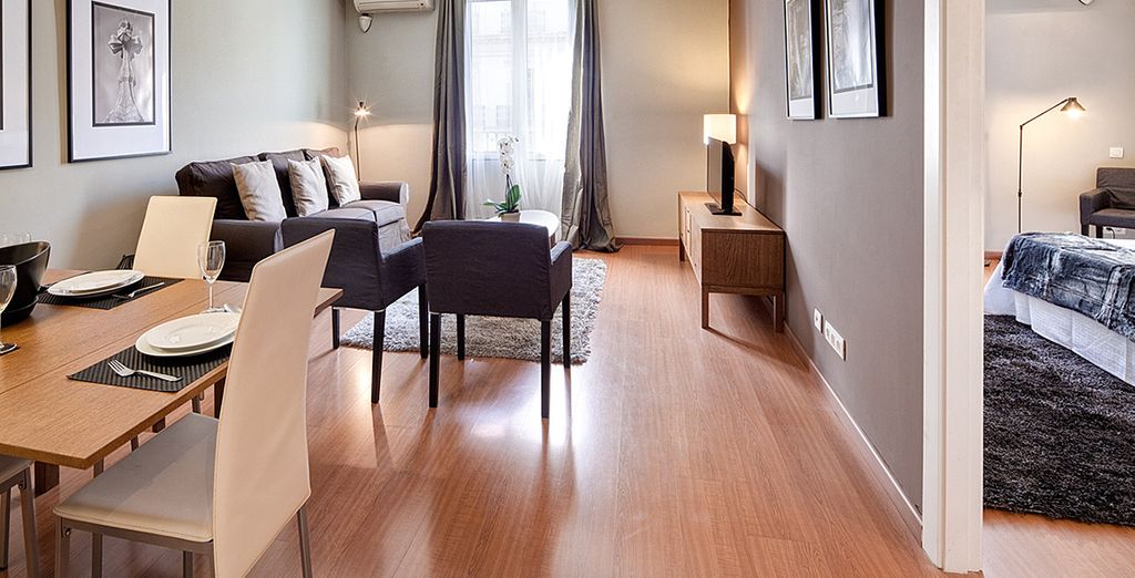 Apartamento de 1 dormitorio hasta 4 personas
