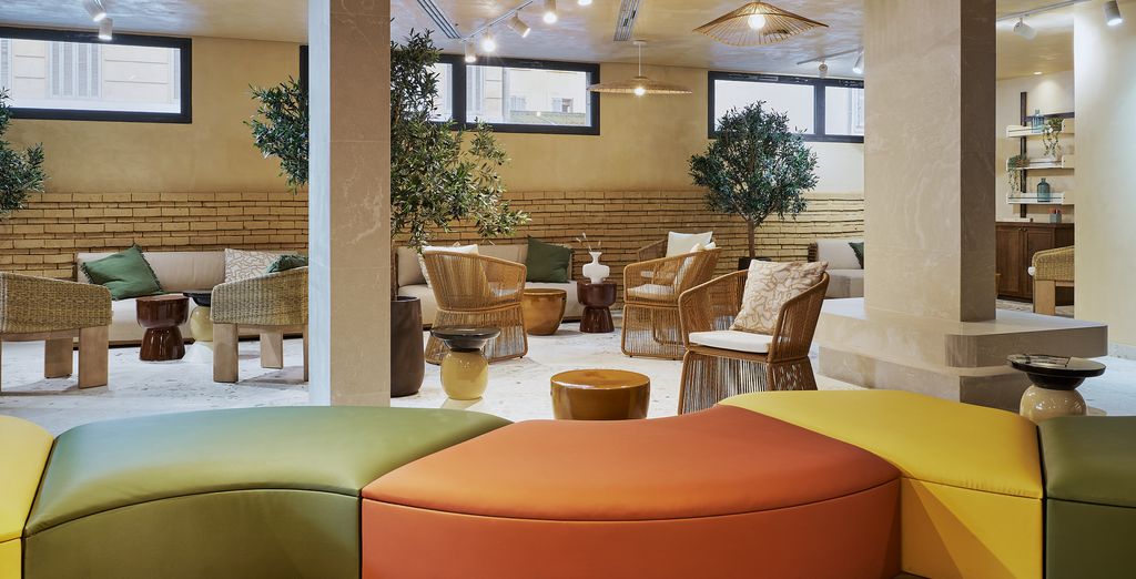 Le salon de l'hôtel Ligo by HappyCulture 4 étoiles, à Marseille