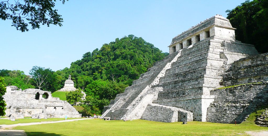 Photographie du temple Maya
