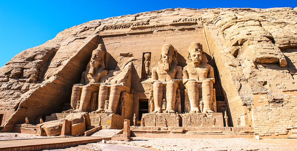 Temple d'Abou Simbel en Egypte