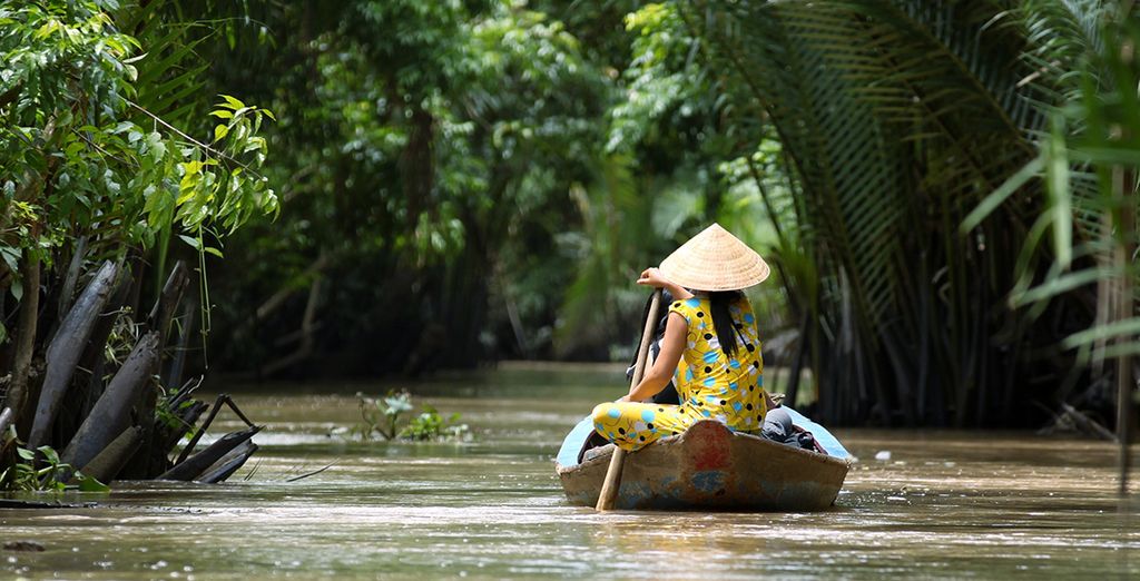 Tour tra il delta del Mekong, spiagge e possibile estensione nel nord