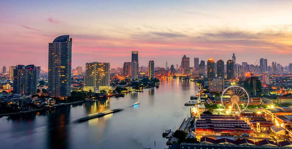 Fotografia della città di Bangkok 
