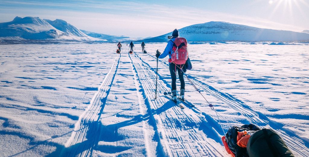 Alla scoperta della Lapponia in kite ski