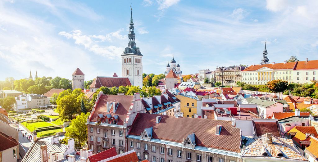 Vilnius cityscape from Gediminas Tower