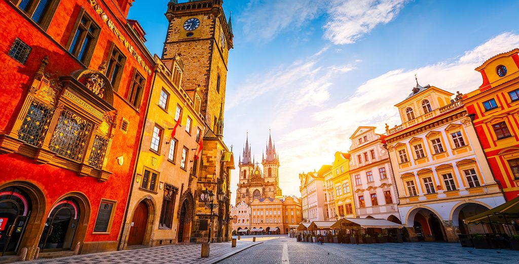 Choose the best location to explore Prague's cobbled streets