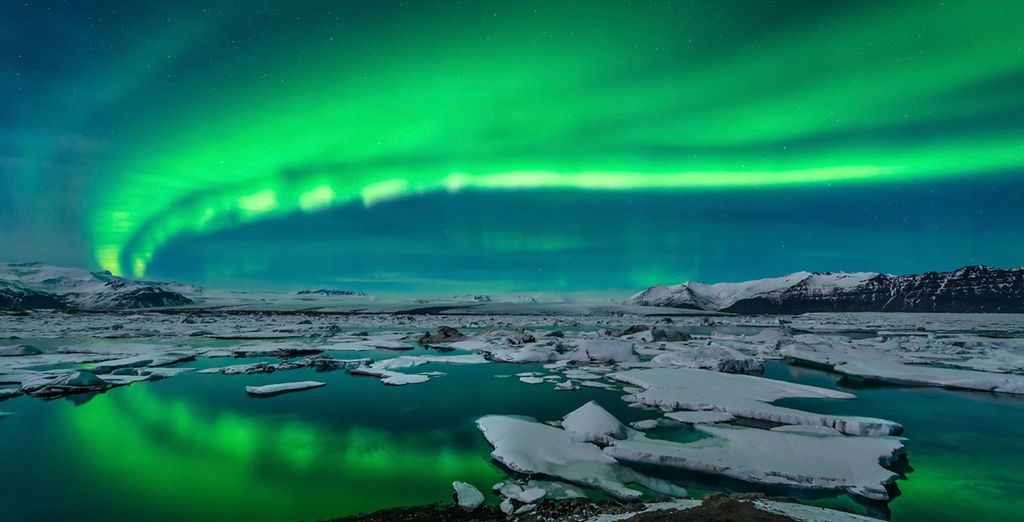 The Northern Lights in Reykjavik