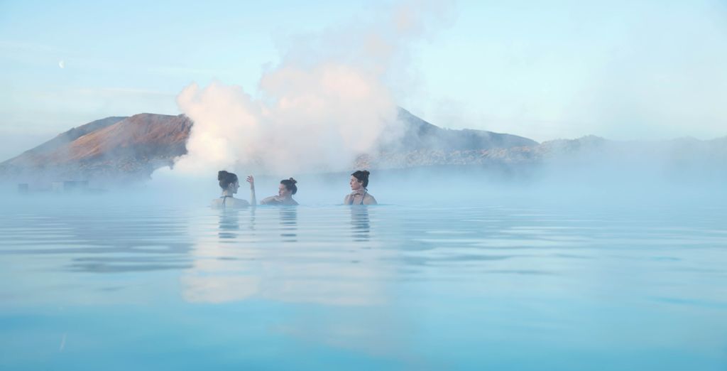 Enjoy blue lagoon, iceland