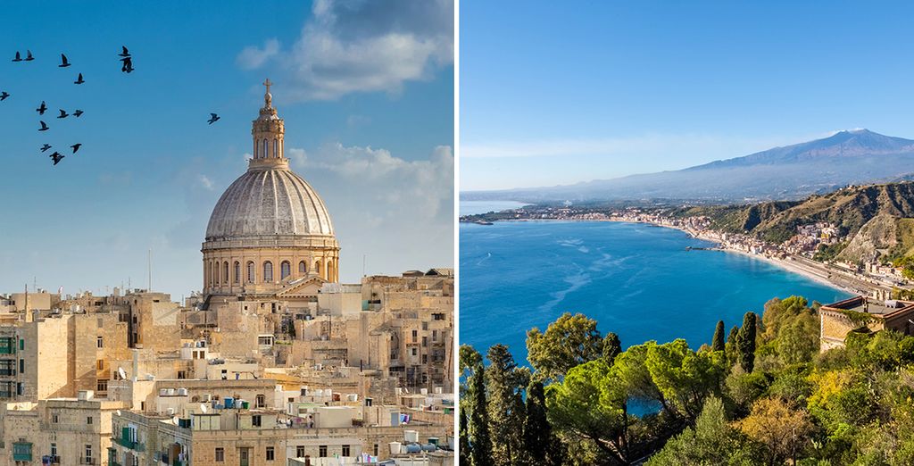 Sicily Malta Fly Drive 4 Valletta Up to 70 Voyage Priv