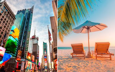 DoubleTree NY Times Square West y Viva Wyndham Fortuna Beach