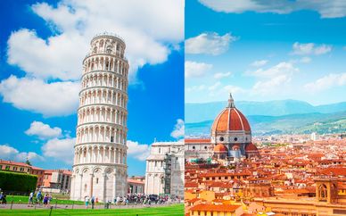 Pisa, Florencia y Roma