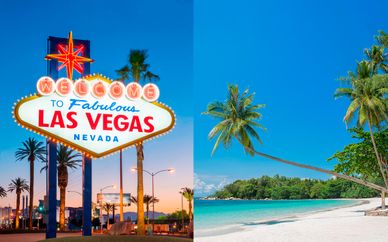 Las Vegas, Hawái y Nueva York