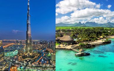 V Hotel Dubai, Curio Collection by Hilton 5* + Maritim Resort & Spa Mauritius 5*