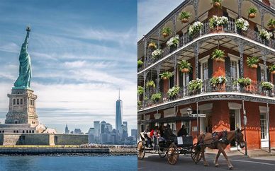 New York, New Orleans with Optional Miami Extension
