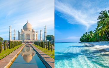 Rondreis van 7 nachten door India met verlenging van 7-10 nachten op de Malediven