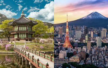De Corea del Sur a Japón de 12 a 16 noches 