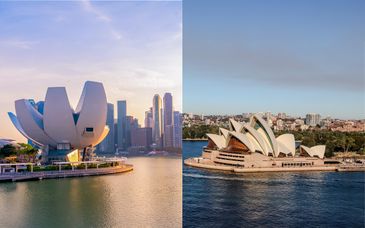 Circuit privé : Singapour et Australie - villes, plages et nature