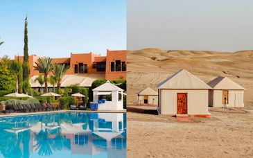 Kenzi Menara Palace 5* et Camp Luxe Agafay