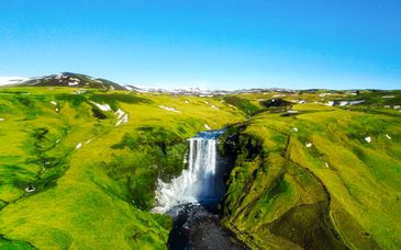 Autotour : Geysers, glaciers et cascades impressionnantes