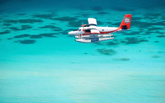 Transfer mit dem Wasserflugzeug