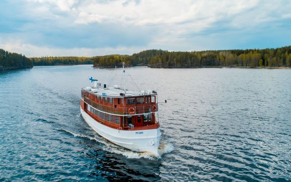 Eine Bootsfahrt zum Linnansaari-Nationalpark