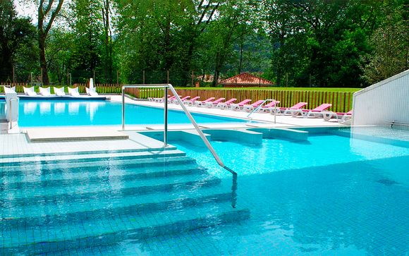 Enclave único con spa y villa termal