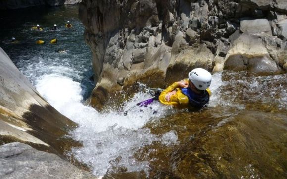 Excursion dans les canyons sur la Rivière Langevin 