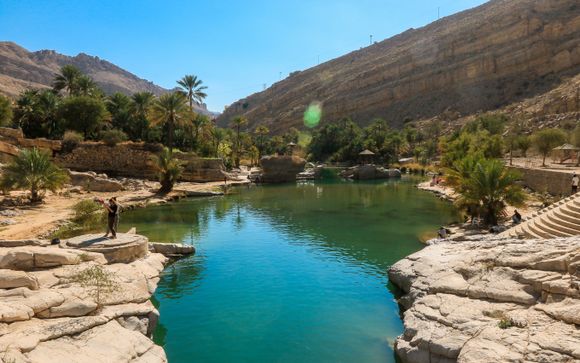 Excursion dans le désert de Wadi Shab  pour les séjours à partir de 6 nuits 