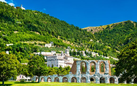 1 visite de Gubbio en petit train panoramique pour les séjours de 7 nuits