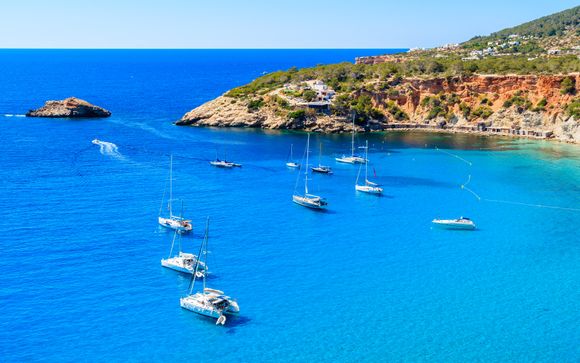 Excursion festive en catamaran d'une demi-journée à Ibiza (à partir de 18 ans)