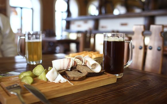 Un dîner avec sommelier de bière par personne et our les séjours à partir de 3 nuits
