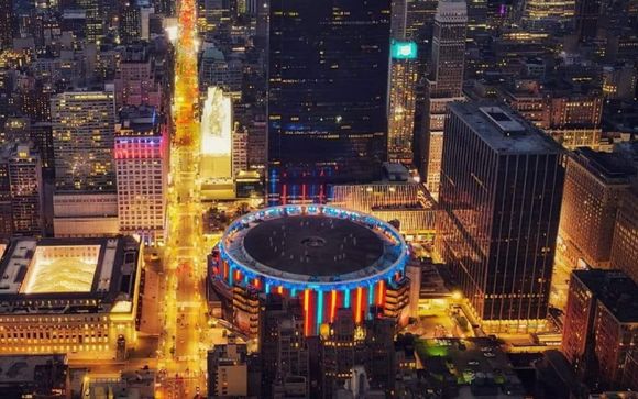 La salle et le match des Knicks