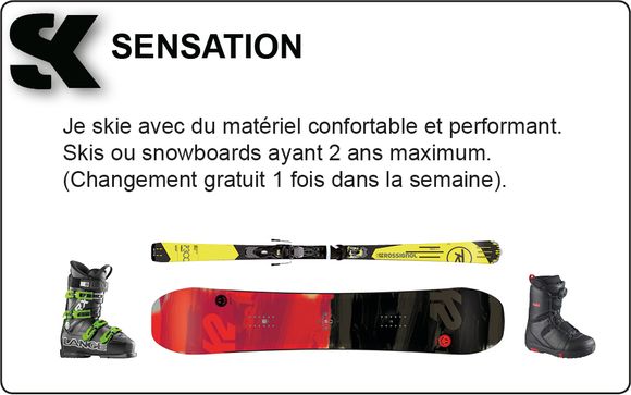 La location du matéreil de ski