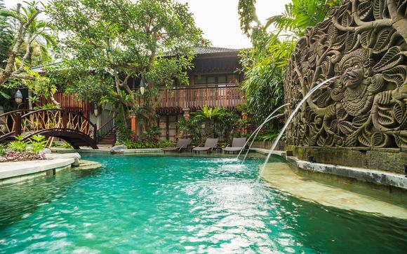 Poussez les portes de l'hôtel Adiwana Monkey Forest 4*