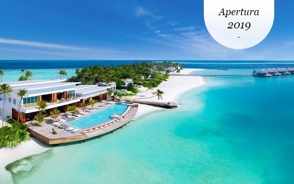 Nuova icona di lusso su un'isola esclusiva delle Maldive