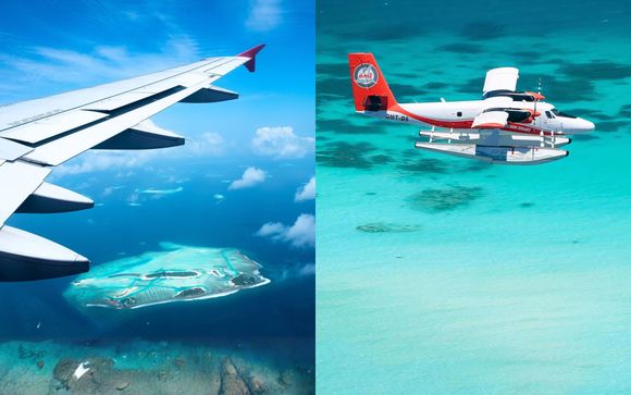 Included transfer: domestic flight or seaplane
