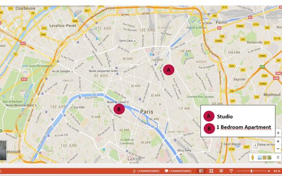 The location and address of the 2 properties