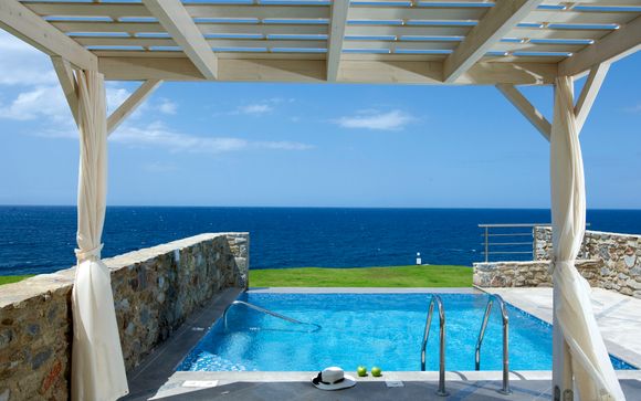 Stunning Resort Overlooking Alluring Cretan Sea