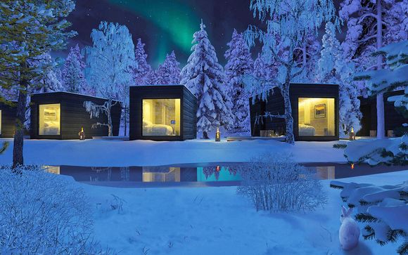 Panorma Design Huts at Arctic Circle Wilderness Lodge