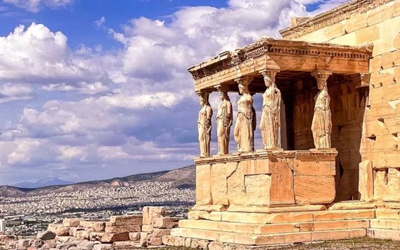 Fuga culturale vicino al Tempio di Efesto e all'Acropoli