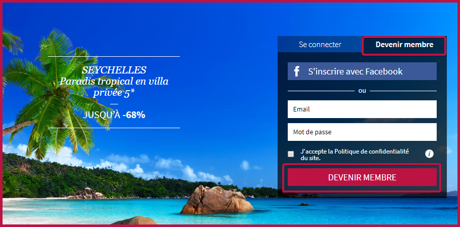 voyage privé connexion voyage privé connexion